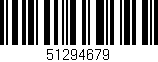 Código de barras (EAN, GTIN, SKU, ISBN): '51294679'