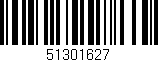 Código de barras (EAN, GTIN, SKU, ISBN): '51301627'