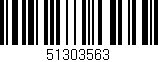Código de barras (EAN, GTIN, SKU, ISBN): '51303563'