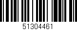 Código de barras (EAN, GTIN, SKU, ISBN): '51304461'