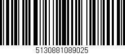 Código de barras (EAN, GTIN, SKU, ISBN): '5130881089025'