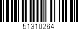 Código de barras (EAN, GTIN, SKU, ISBN): '51310264'