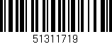 Código de barras (EAN, GTIN, SKU, ISBN): '51311719'