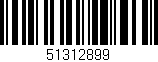 Código de barras (EAN, GTIN, SKU, ISBN): '51312899'