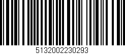Código de barras (EAN, GTIN, SKU, ISBN): '5132002230293'