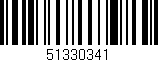 Código de barras (EAN, GTIN, SKU, ISBN): '51330341'