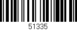 Código de barras (EAN, GTIN, SKU, ISBN): '51335'