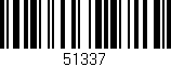 Código de barras (EAN, GTIN, SKU, ISBN): '51337'