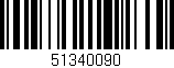Código de barras (EAN, GTIN, SKU, ISBN): '51340090'