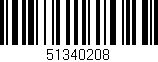 Código de barras (EAN, GTIN, SKU, ISBN): '51340208'