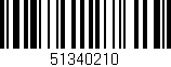 Código de barras (EAN, GTIN, SKU, ISBN): '51340210'