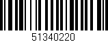Código de barras (EAN, GTIN, SKU, ISBN): '51340220'