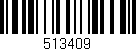 Código de barras (EAN, GTIN, SKU, ISBN): '513409'