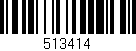 Código de barras (EAN, GTIN, SKU, ISBN): '513414'
