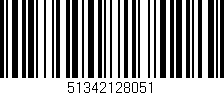 Código de barras (EAN, GTIN, SKU, ISBN): '51342128051'