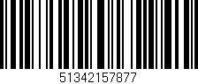 Código de barras (EAN, GTIN, SKU, ISBN): '51342157877'