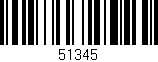 Código de barras (EAN, GTIN, SKU, ISBN): '51345'