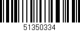 Código de barras (EAN, GTIN, SKU, ISBN): '51350334'