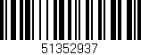 Código de barras (EAN, GTIN, SKU, ISBN): '51352937'