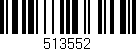 Código de barras (EAN, GTIN, SKU, ISBN): '513552'