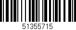 Código de barras (EAN, GTIN, SKU, ISBN): '51355715'