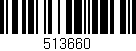 Código de barras (EAN, GTIN, SKU, ISBN): '513660'