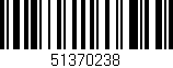 Código de barras (EAN, GTIN, SKU, ISBN): '51370238'