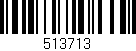 Código de barras (EAN, GTIN, SKU, ISBN): '513713'