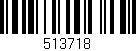 Código de barras (EAN, GTIN, SKU, ISBN): '513718'