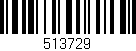 Código de barras (EAN, GTIN, SKU, ISBN): '513729'