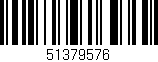 Código de barras (EAN, GTIN, SKU, ISBN): '51379576'