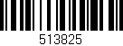 Código de barras (EAN, GTIN, SKU, ISBN): '513825'