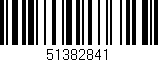 Código de barras (EAN, GTIN, SKU, ISBN): '51382841'