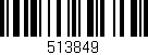 Código de barras (EAN, GTIN, SKU, ISBN): '513849'