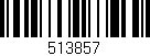 Código de barras (EAN, GTIN, SKU, ISBN): '513857'
