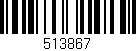 Código de barras (EAN, GTIN, SKU, ISBN): '513867'