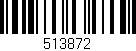 Código de barras (EAN, GTIN, SKU, ISBN): '513872'