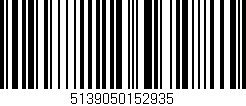 Código de barras (EAN, GTIN, SKU, ISBN): '5139050152935'