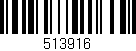 Código de barras (EAN, GTIN, SKU, ISBN): '513916'