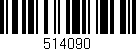 Código de barras (EAN, GTIN, SKU, ISBN): '514090'