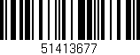 Código de barras (EAN, GTIN, SKU, ISBN): '51413677'