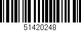 Código de barras (EAN, GTIN, SKU, ISBN): '51420248'