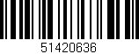 Código de barras (EAN, GTIN, SKU, ISBN): '51420636'