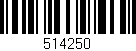 Código de barras (EAN, GTIN, SKU, ISBN): '514250'
