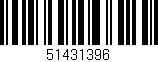Código de barras (EAN, GTIN, SKU, ISBN): '51431396'