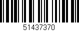 Código de barras (EAN, GTIN, SKU, ISBN): '51437370'