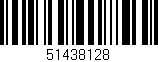 Código de barras (EAN, GTIN, SKU, ISBN): '51438128'