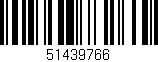 Código de barras (EAN, GTIN, SKU, ISBN): '51439766'