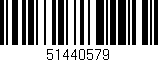 Código de barras (EAN, GTIN, SKU, ISBN): '51440579'