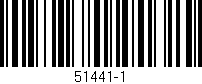 Código de barras (EAN, GTIN, SKU, ISBN): '51441-1'